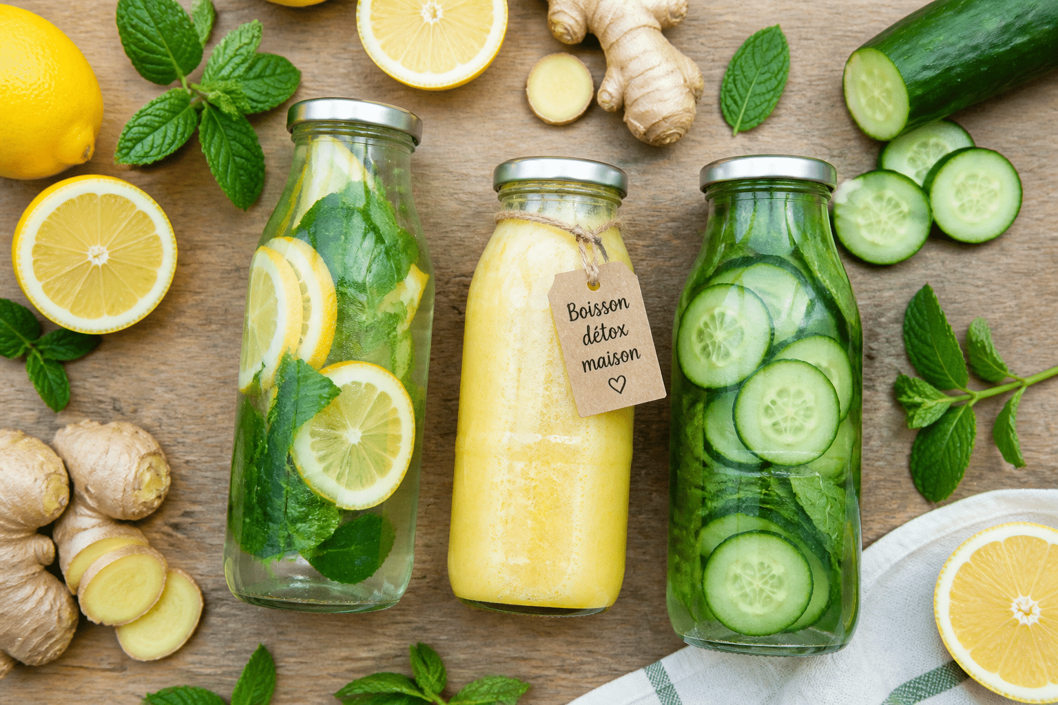 boisson detox maison